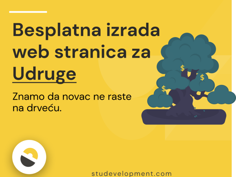 Besplatna izrada web stranica za Udruge na području RH